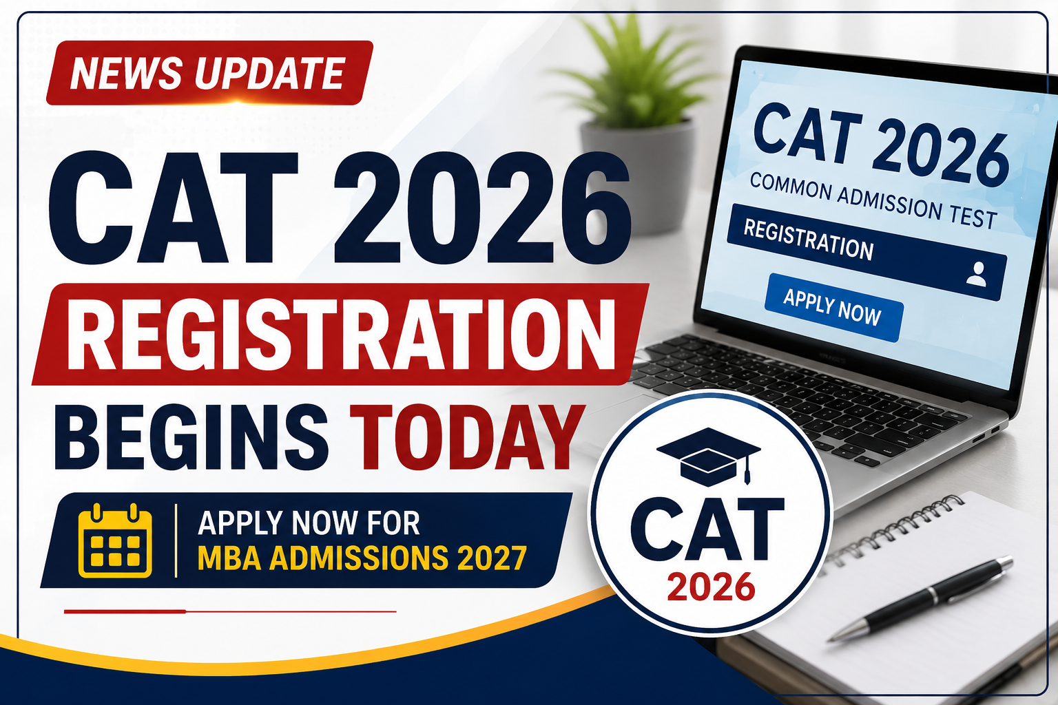 CAT 2026 registration begins today