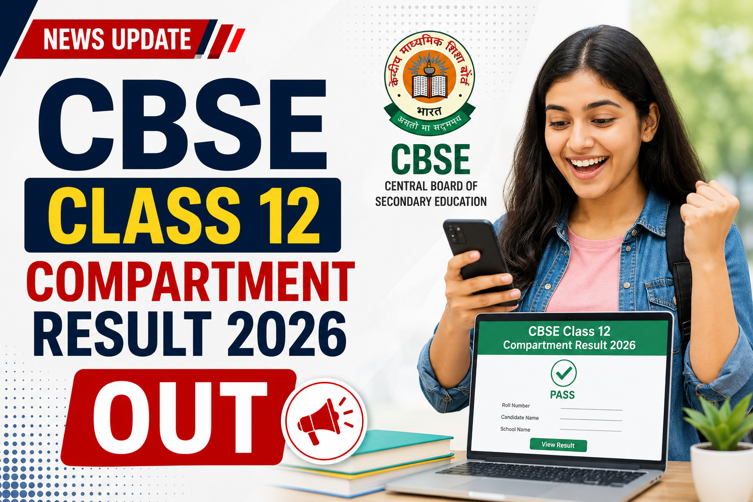 CBSE Class 12 Compartment Result 2026 Out