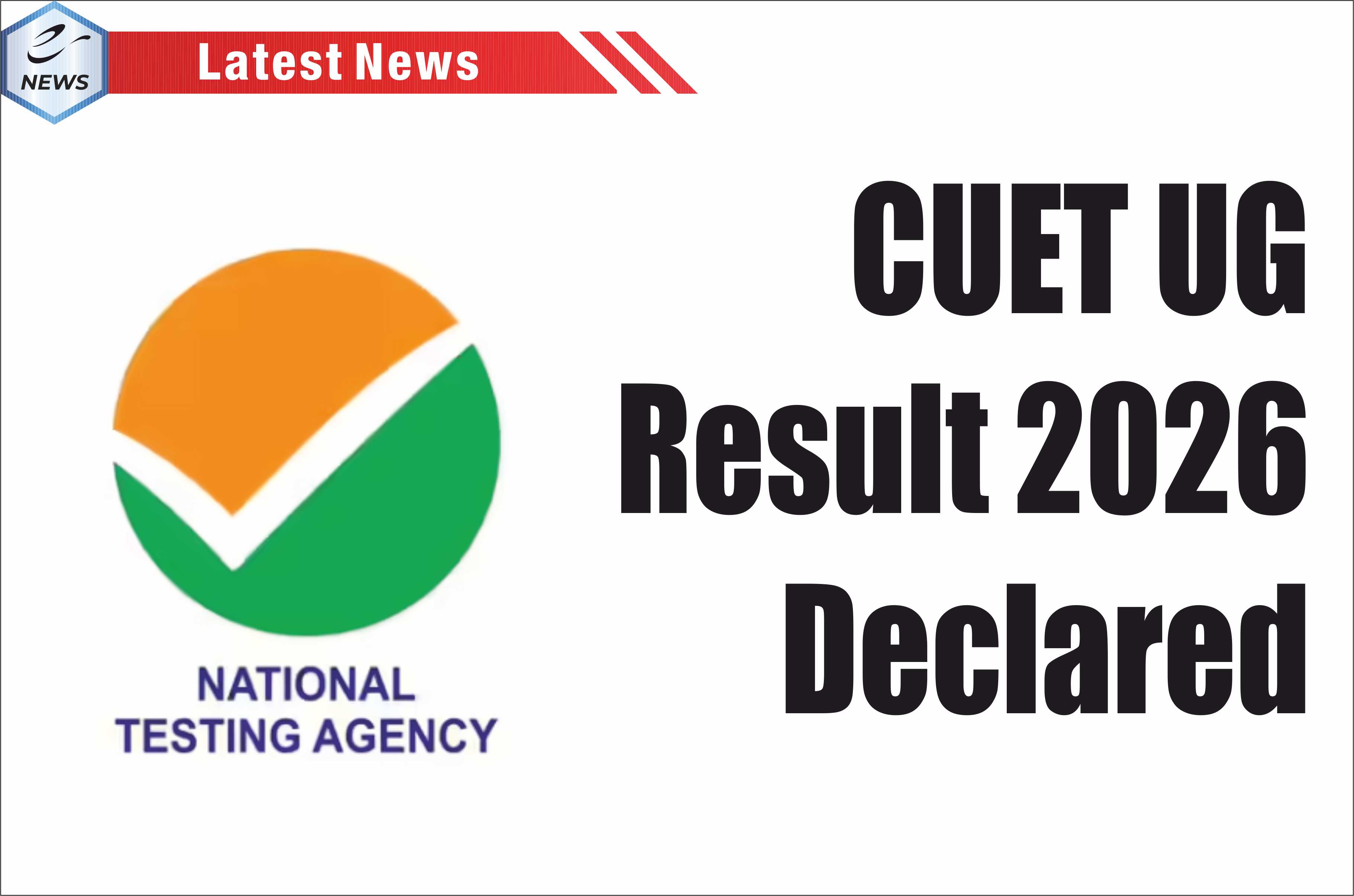 CUET UG Result 2026 Declared