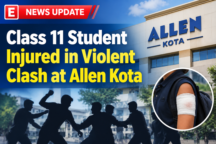 Class 11 Student Injured in Violent Clash at Allen Kota 