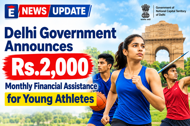 Delhi Government Announces Rs.2,000 Monthly Financial Assistance for Young Athletes