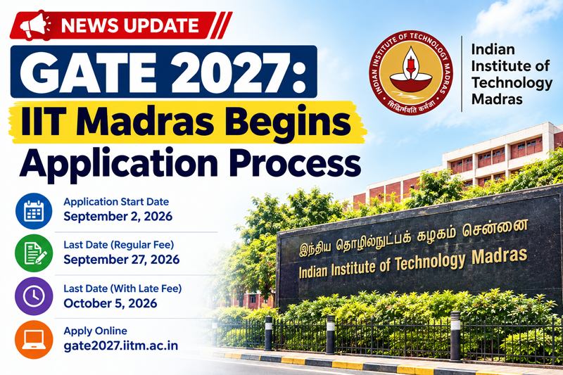 GATE 2027: IIT Madras begins application process