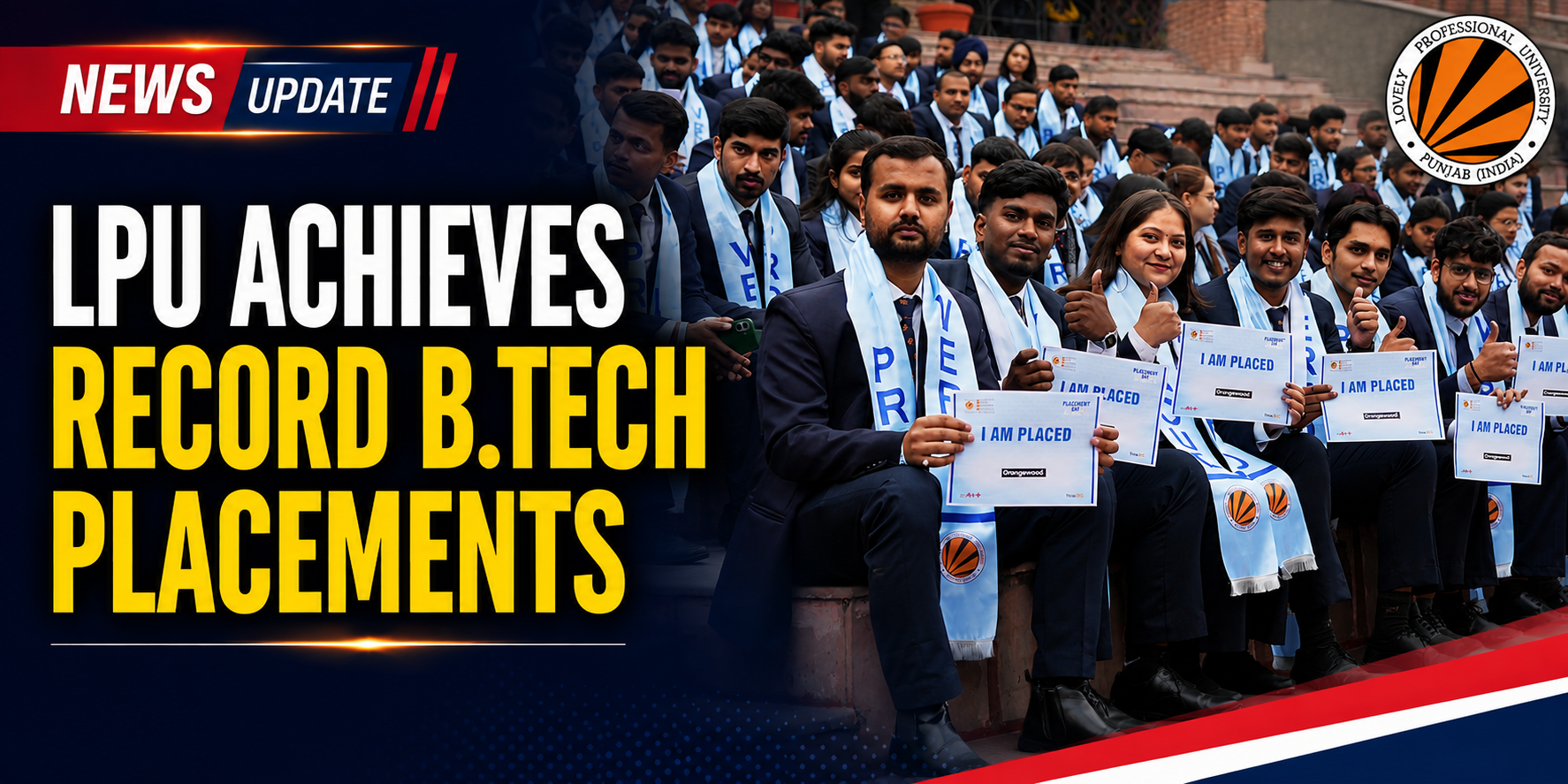 LPU Achieves Record B.Tech Placements with Industry-Ready Engineering Graduates