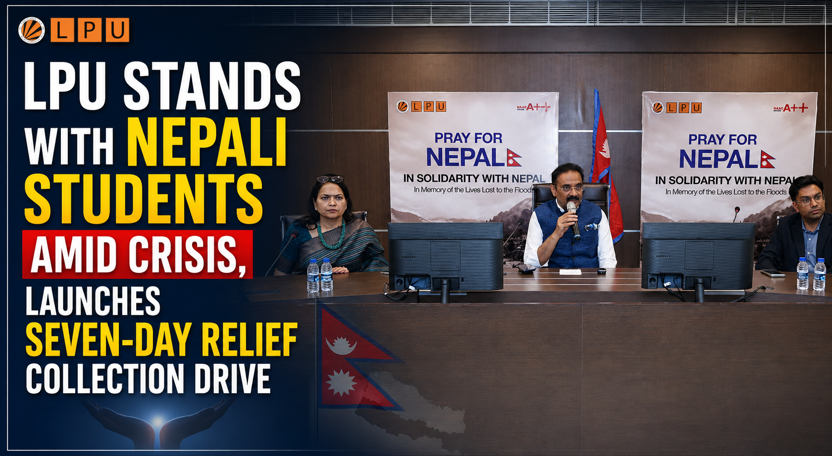 LPU Stands With Nepali Students Amid Crisis, Launches Seven-Day Relief Collection Drive