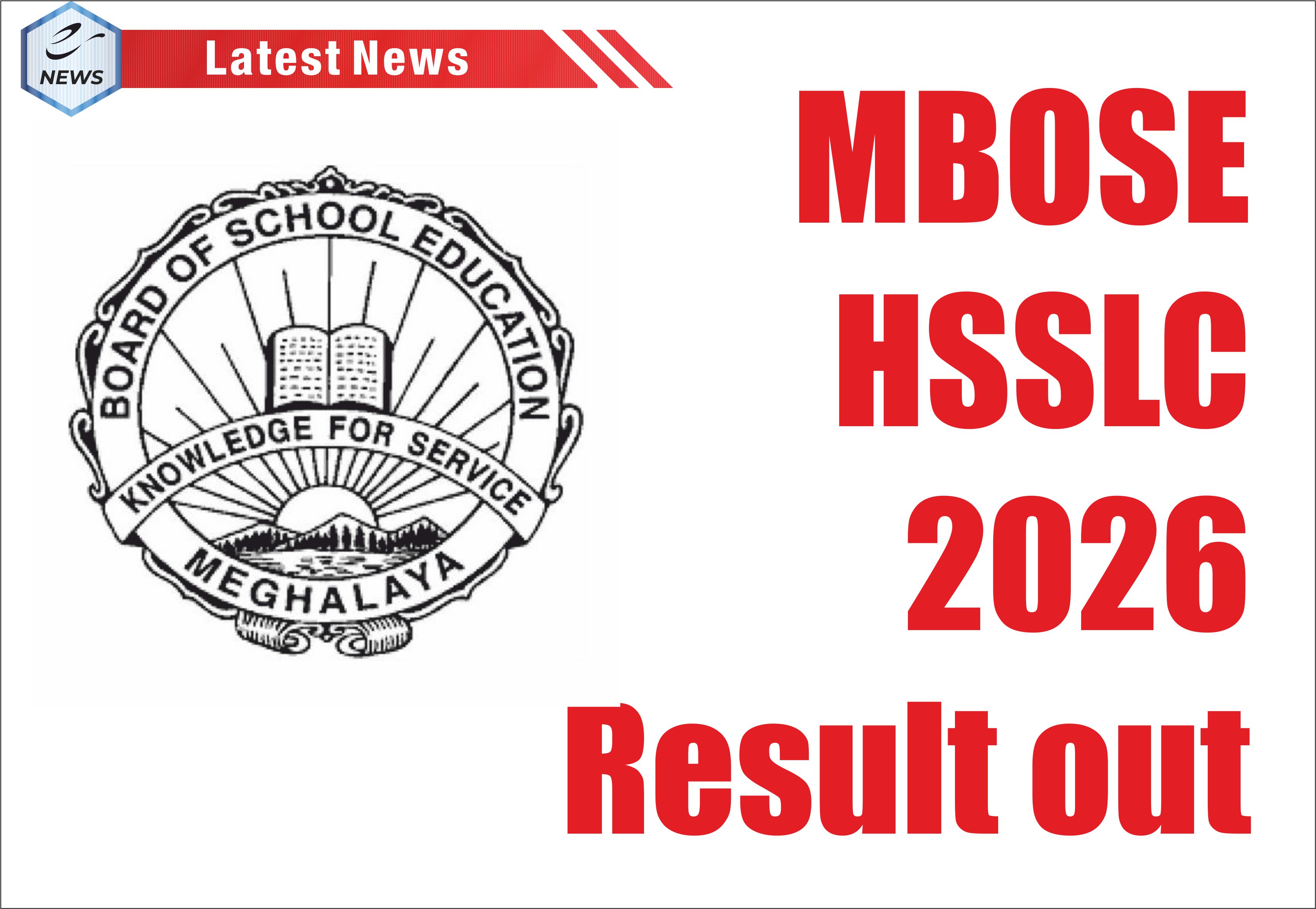 MBOSE HSSLC 2026 Result out
