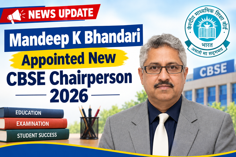 Mandeep K Bhandari Appointed New CBSE Chairperson…