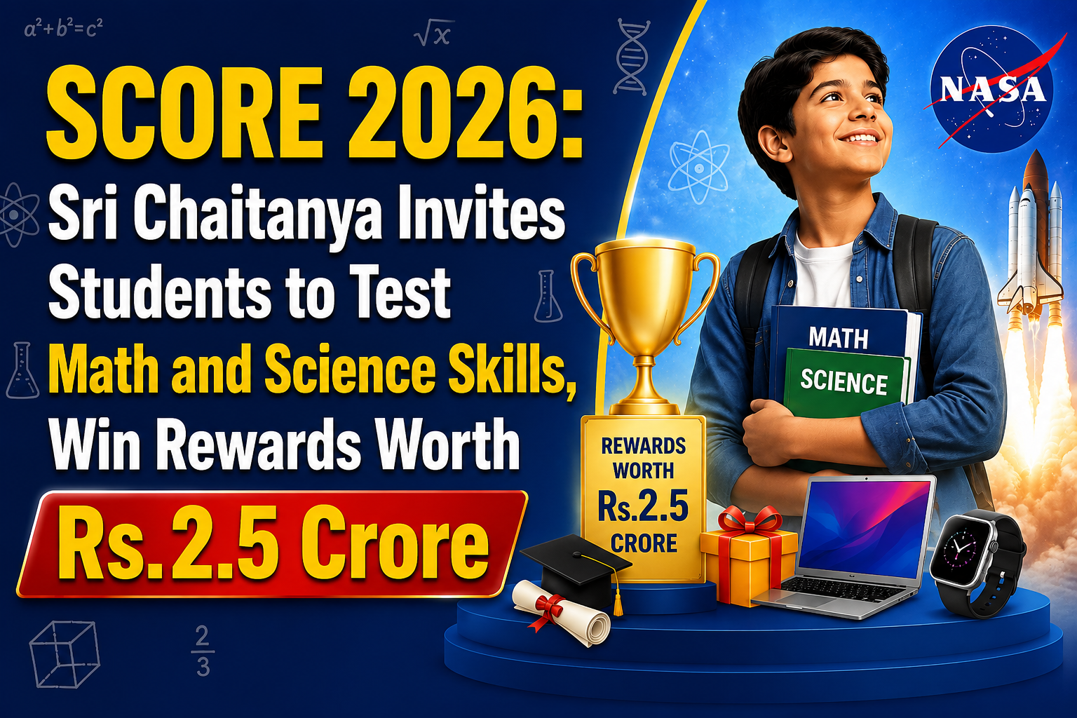 SCORE 2026: Sri Chaitanya Invites Students to Tes…