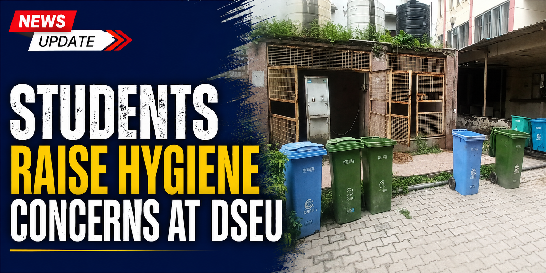 Students Raise Hygiene Concerns at DSEU as Campus…